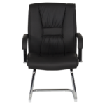Посетителски стол Carmen 6540 - черен LUX - Image 2