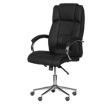 Президентски офис стол Carmen 6506-1 - черен LUX - Image 3