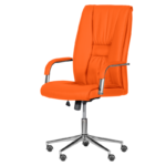 Президентски офис стол Carmen 6500-1 - оранжев - Image 3