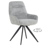 Трапезен стол ASCOT - сив B 90