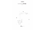 СМЕСИТЕЛ SCHOCK Vitus Fix White Gold - Image 2